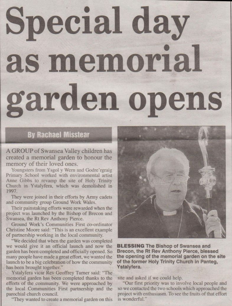 Copyright the South Wales Evening Post 15th October 2004